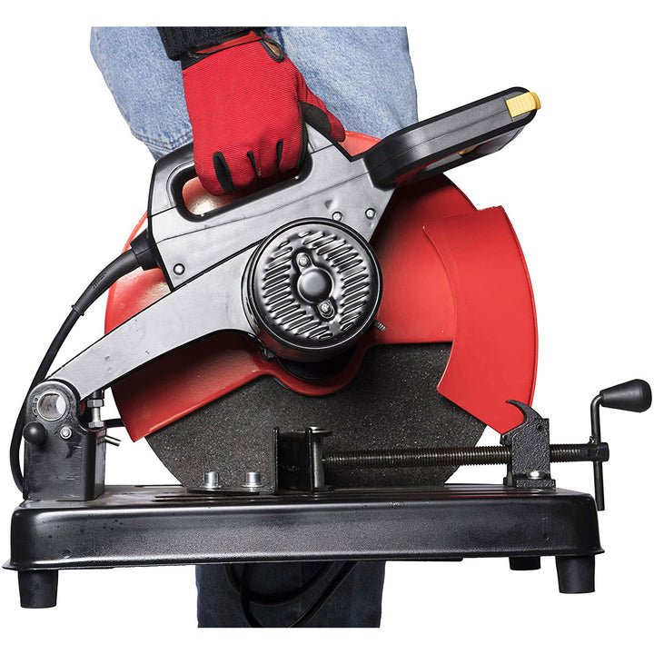 General International BT8005 14 Inch Steel Metal Cut Off Saw with Safety Trigger