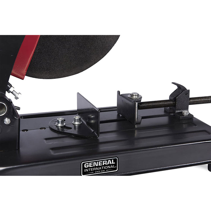 General International BT8005 14 Inch Steel Metal Cut Off Saw with Safety Trigger