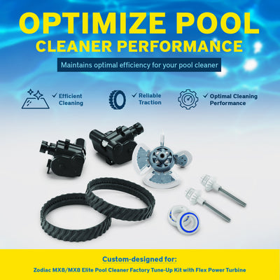 Zodiac MX8/MX8 Elite Pool Cleaner Factory Tune Up Kit with Flex Power Turbine - VMInnovations