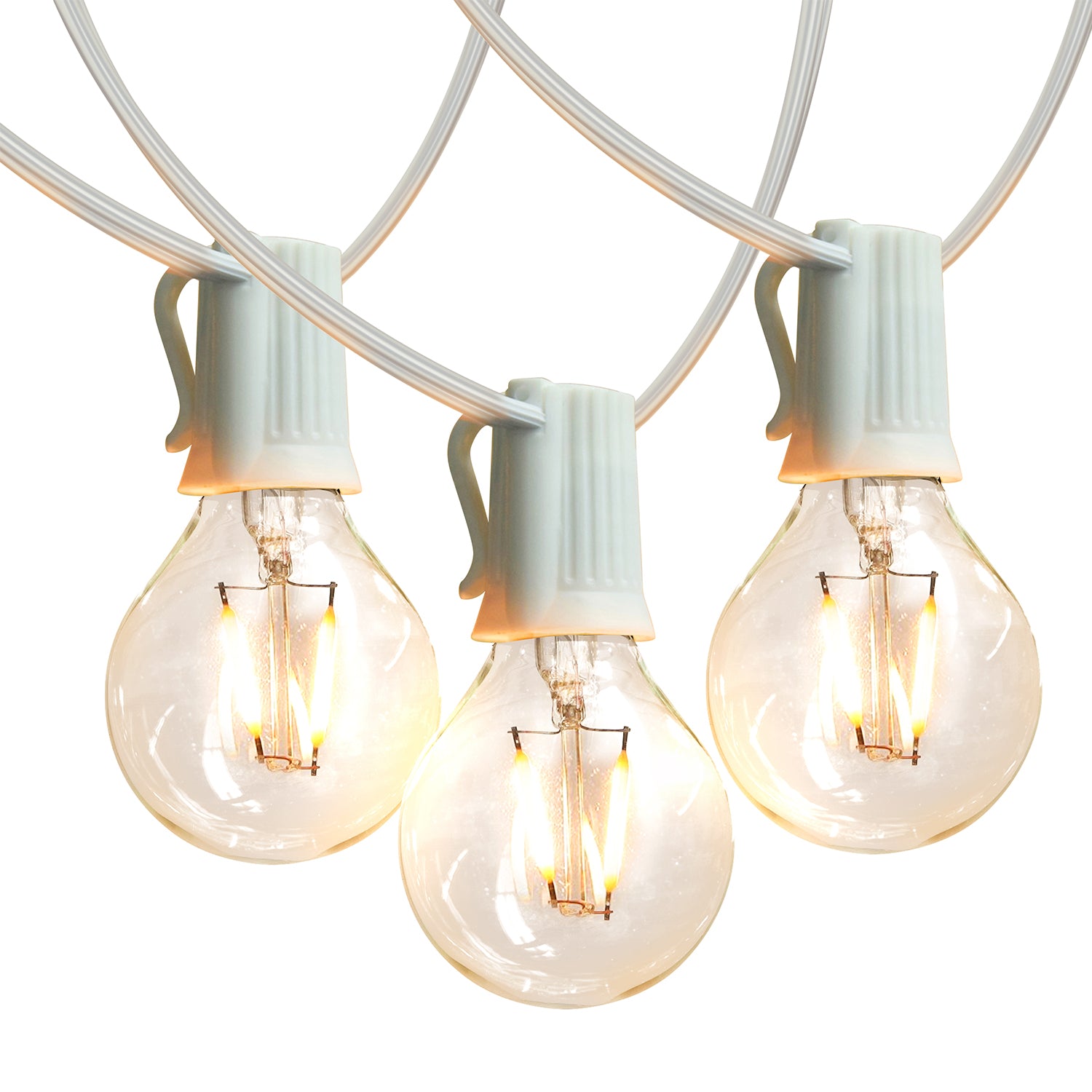 Brightech Ambience Pro Globe White LED Waterproof String Lights, 26 Ft. (Used) - VMInnovations