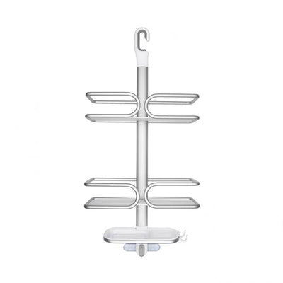 Oxo Good Grips Aluminum 3 Shelf Hanging Shower Caddy Holder, Chrome (Used)