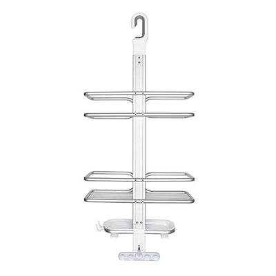 Oxo Good Grips Aluminum 3 Shelf Hanging Shower Caddy Holder, Chrome (Used)