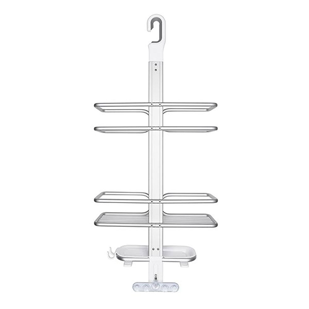 Oxo Good Grips Aluminum 3 Shelf Hanging Shower Caddy Holder, Chrome (For Parts)