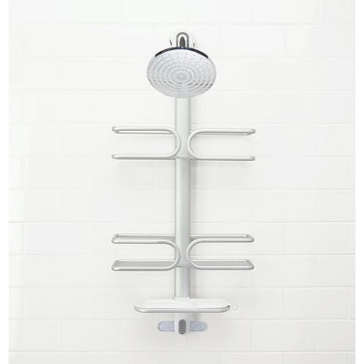 Oxo Good Grips Aluminum 3 Shelf Hanging Shower Caddy Holder, Chrome (For Parts)