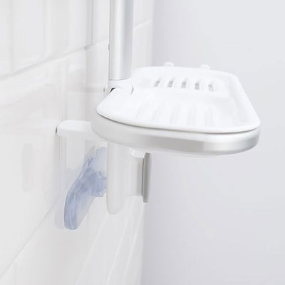 Oxo Good Grips Aluminum 3 Shelf Hanging Shower Caddy Holder, Chrome (For Parts)