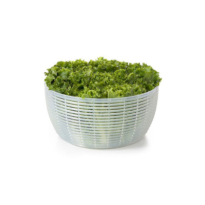 OXO Good Grips 6.22 Quart Dryer Strainer Basket Home Salad Spinner, White (Used)