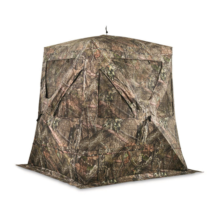 Guide Gear GGFXLSCB Flare XL Tall Ground Hunting Blind, Mossy Oak Camouflage