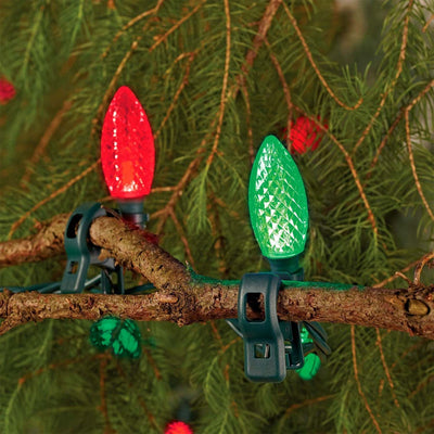 NOMA Quick Clip 66.8' LED Oudoor Christmas String Lights, 100 Multi-Color Bulbs - VMInnovations