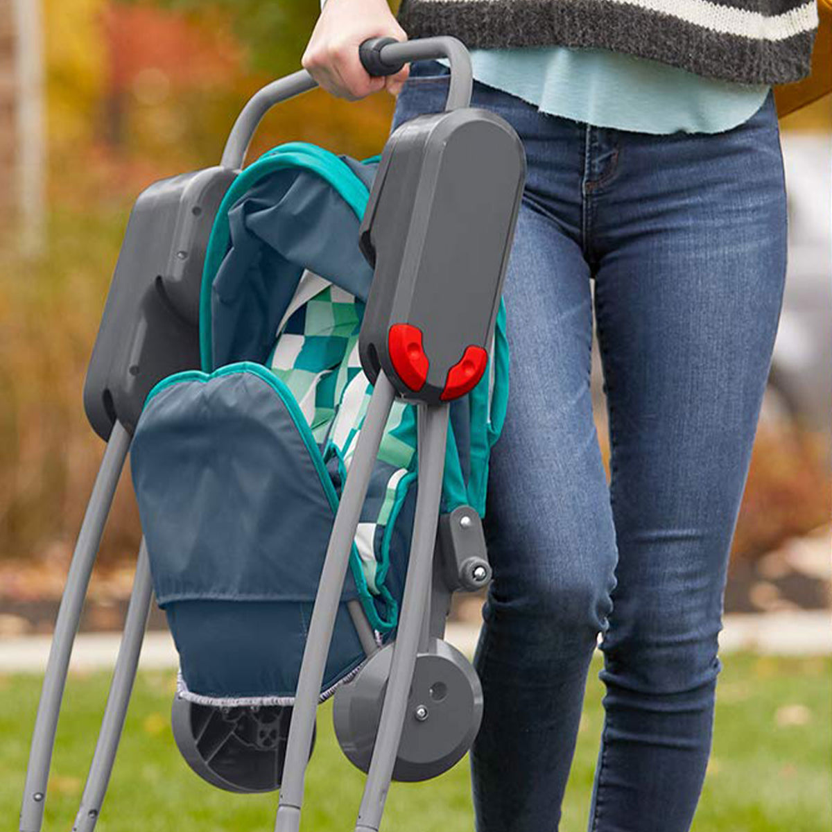 Fisher Price On the Go Baby Swing w/ 6 Swinging Speeds and UPF Protected Canopy - VMInnovations