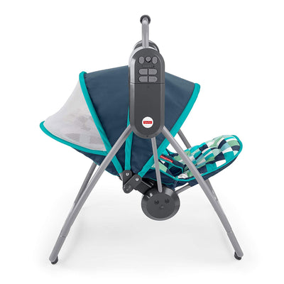 Fisher Price On the Go Baby Swing w/ 6 Swinging Speeds and UPF Protected Canopy - VMInnovations