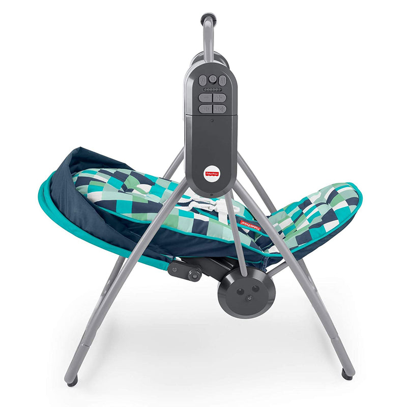 Fisher Price On the Go Baby Swing w/ 6 Swinging Speeds and UPF Protected Canopy