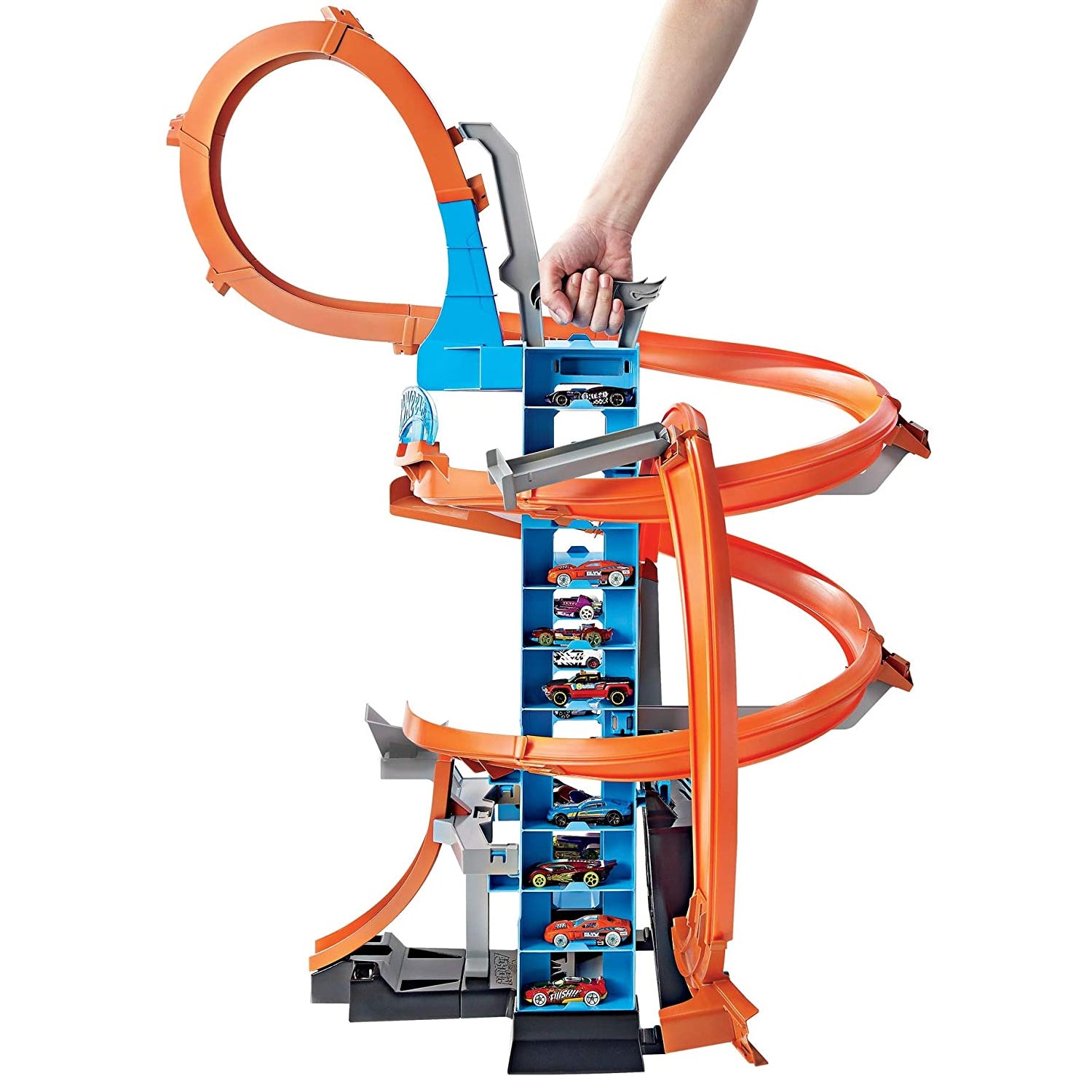 Hot Wheels GJM76 Action Sky Crash Tower Trackset Motorized Racing Playset Toy - VMInnovations
