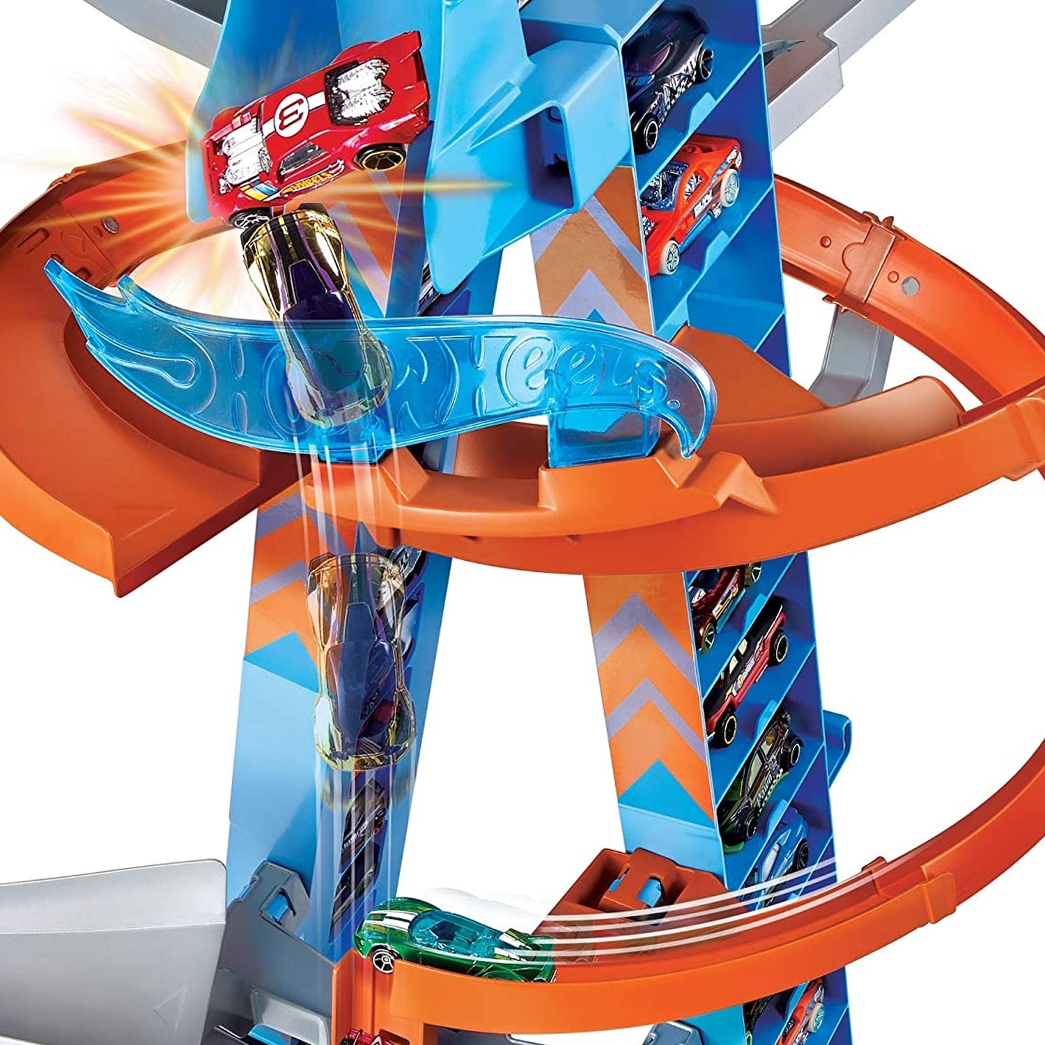 Hot Wheels GJM76 Action Sky Crash Tower Trackset Motorized Racing Playset Toy - VMInnovations