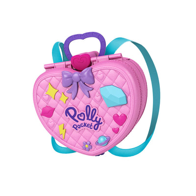 Polly Pocket Tiny Is Mighty Theme Park Toy Pop Out Activity Backpack with Dolls