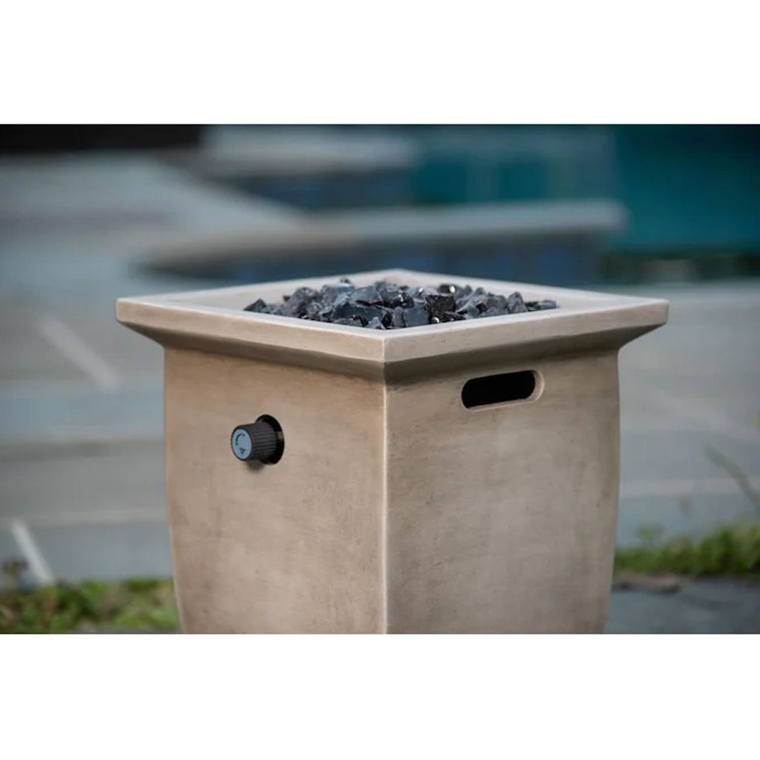 Endless Summer MGO Liquid Propane Patio Gas Fire Pit, Stainless Steel (Open Box)