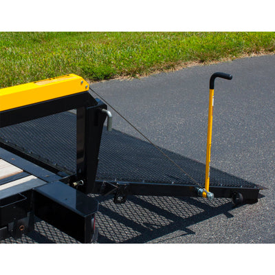 Gorilla Lift 360 Degree Easy Grip and Stow Trailer Tailgate Handle, Yellow