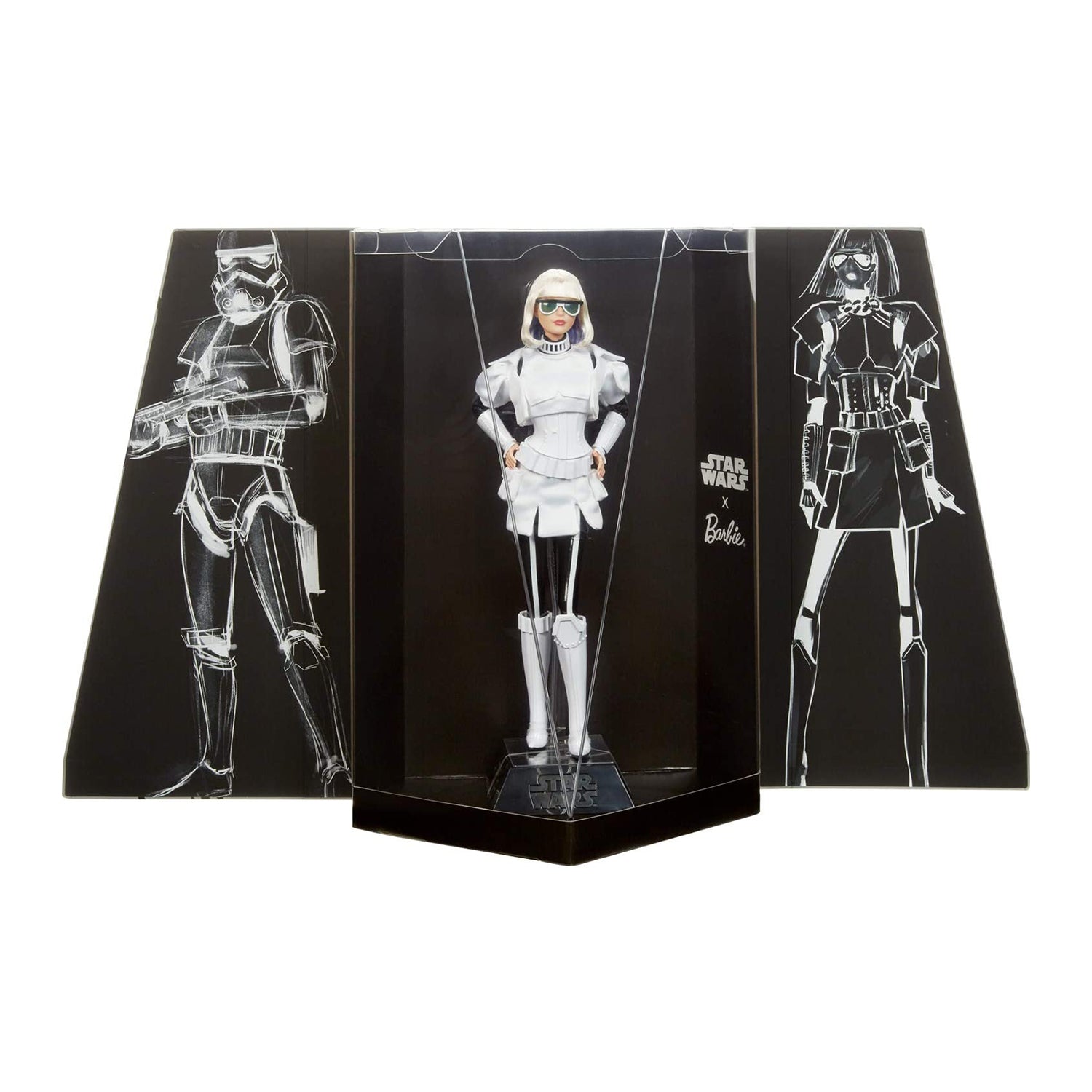 Star Wars x Barbie GLY29 Stormtrooper Collector Doll with Accessories and Stand