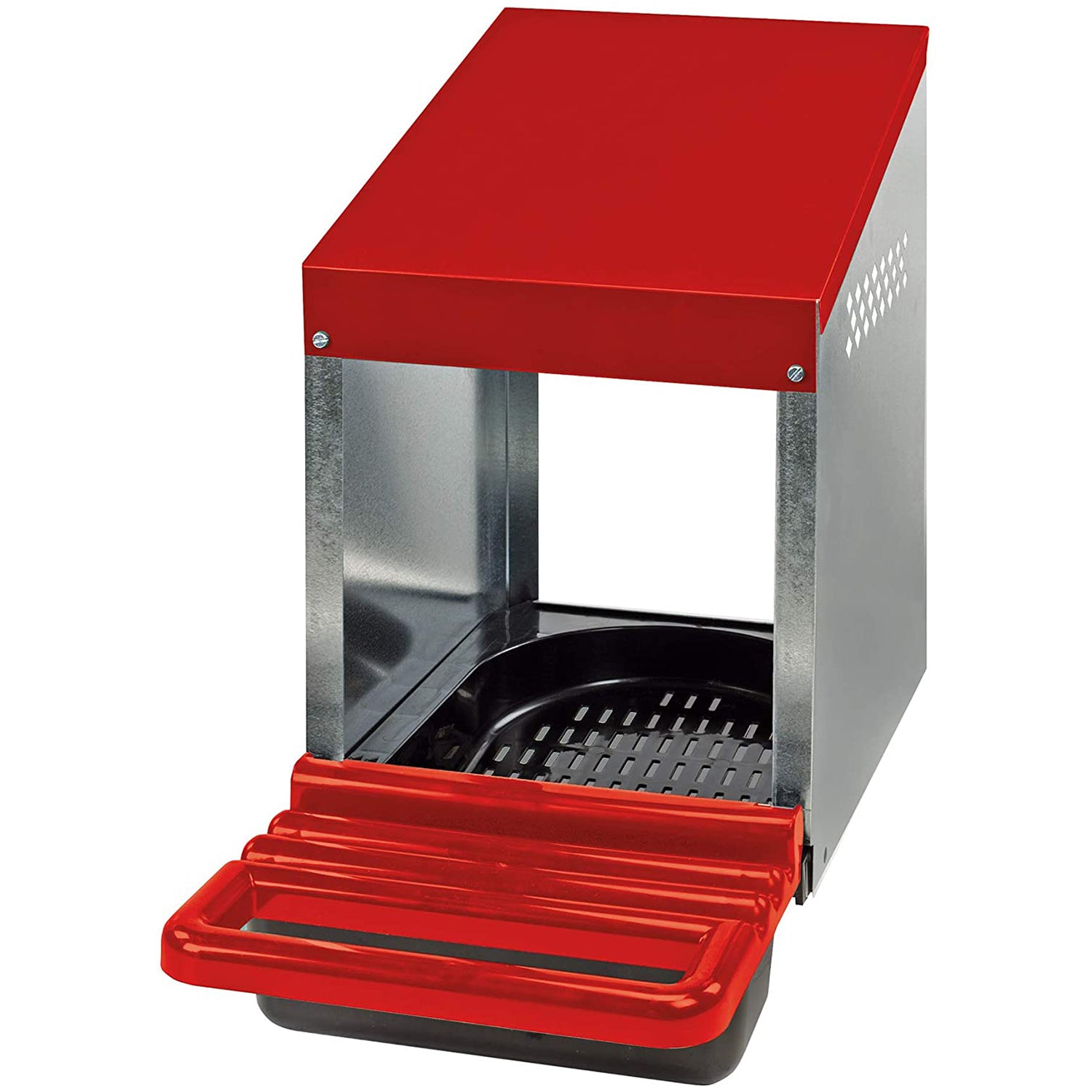 Little Giant Galvanized Chicken & Poultry Nesting Box For Eggs, Single(Open Box) - VMInnovations