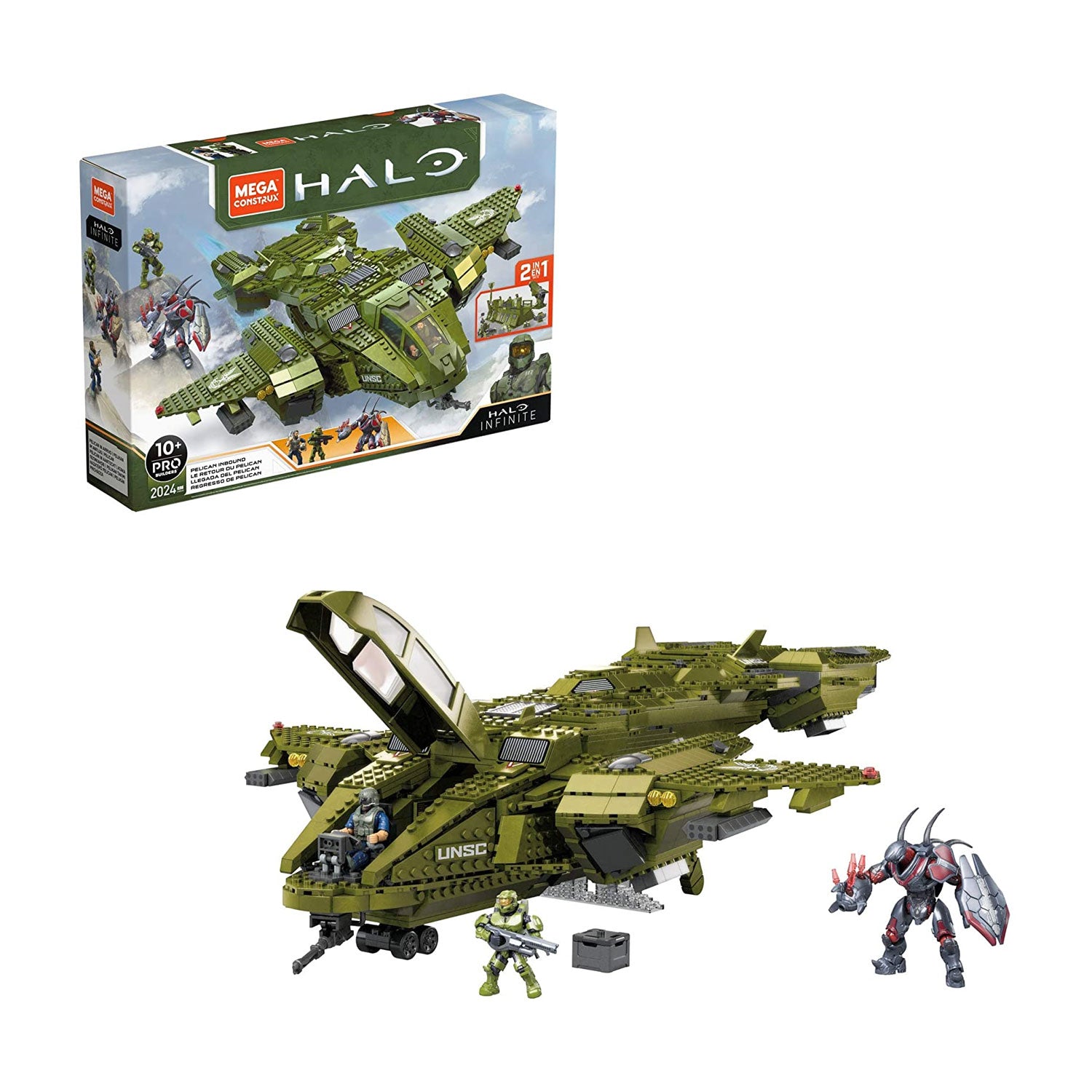 Mega Construx HALO Infinite Pelican Inbound Building Block Toy for Ages 10 & Up - VMInnovations