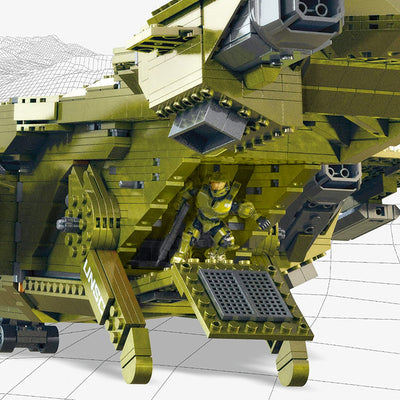 Mega Construx HALO Infinite Pelican Inbound Building Block Toy for Ages 10 & Up - VMInnovations