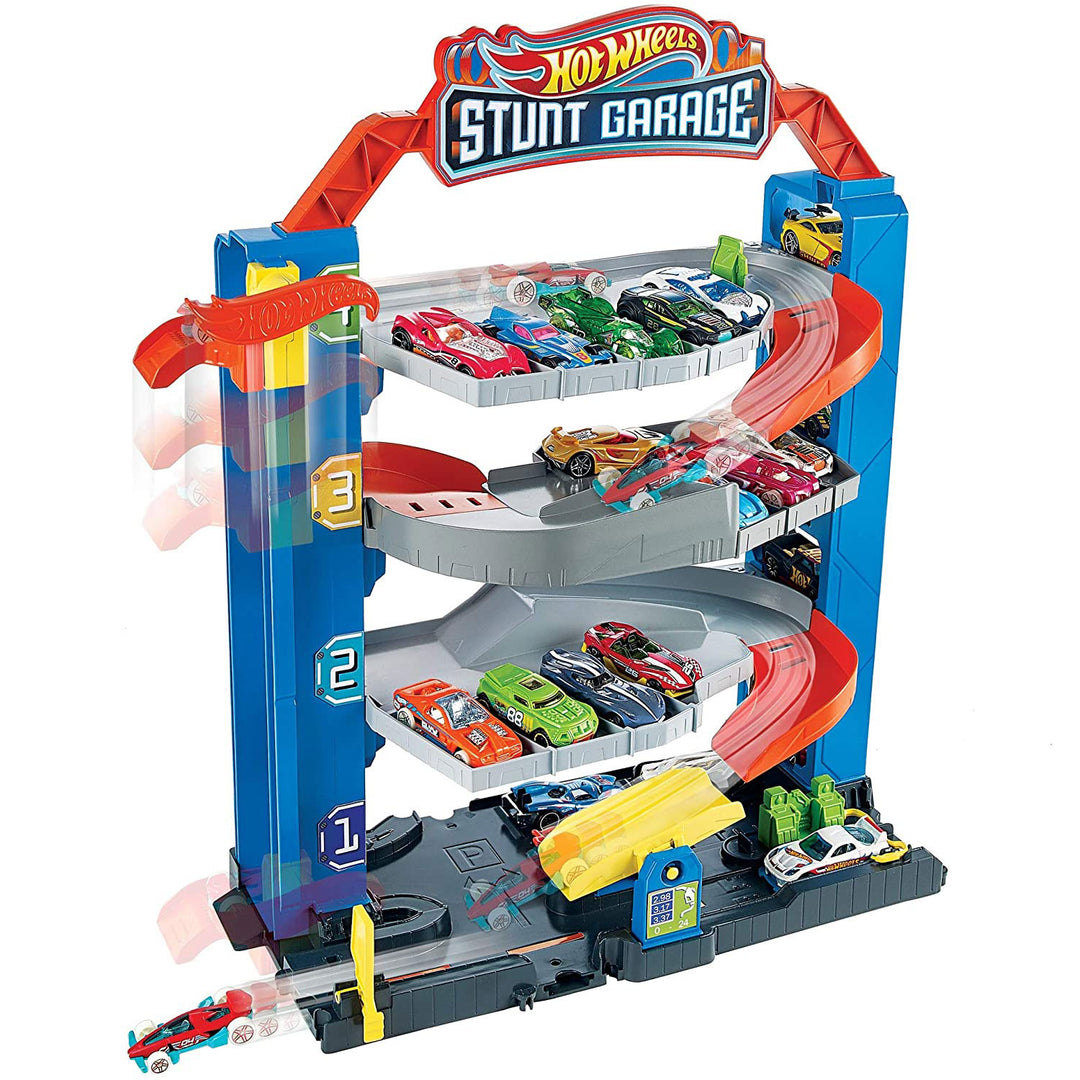 Hot Wheels City Stunt Garage Playset (Open Box) - VMInnovations