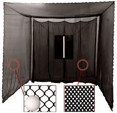 Cimarron Sports 10x10x10 Masters Golf Net and Baffle with Golf Net Target (Used)