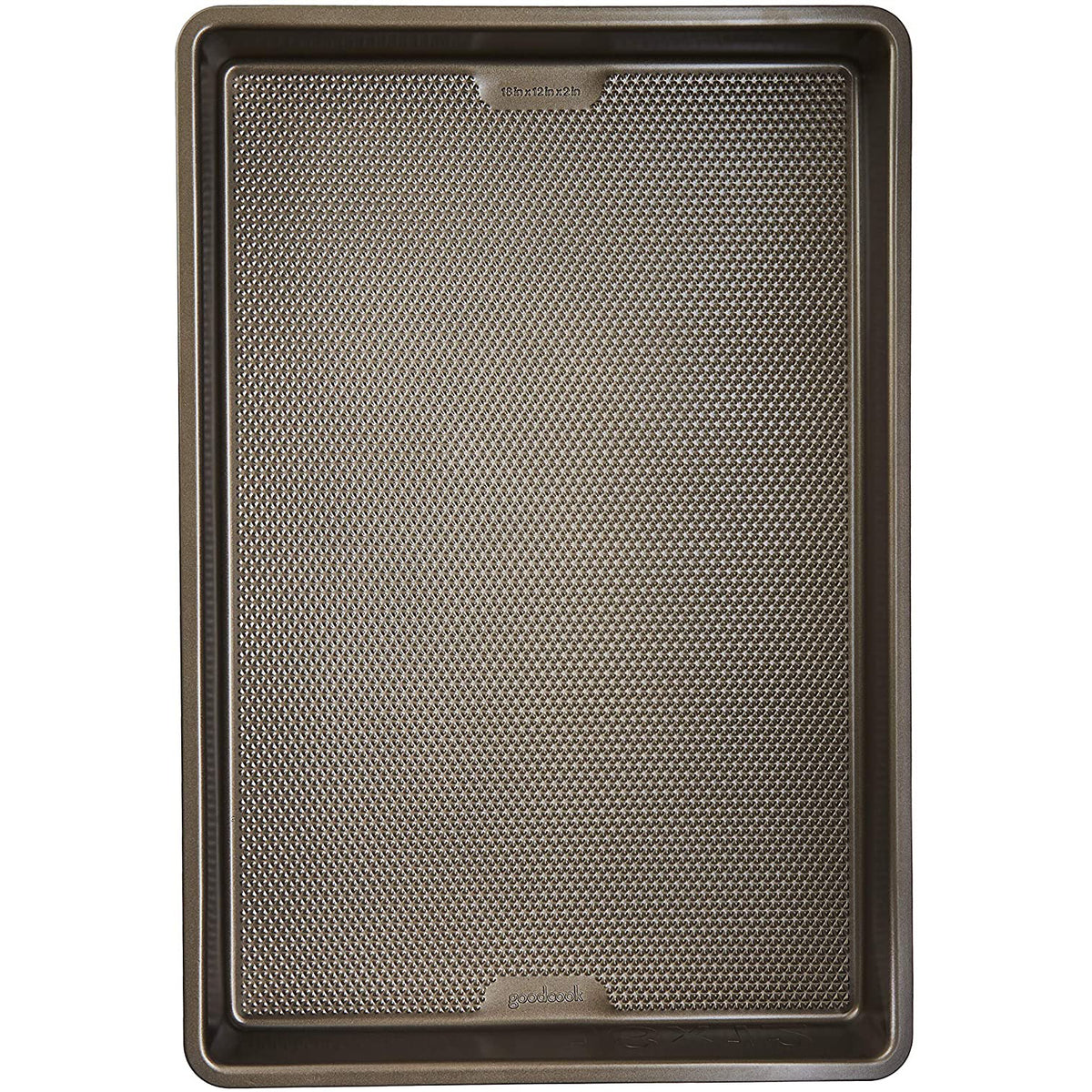 Emeril Lagasse 11 x 18 Inch Nonstick Hard Anodized Double Burner Griddle, GrayGoodCook 12 x 18 x 2 Inch Diamond Infused Nonstick Textured Bakeware Cake Pan