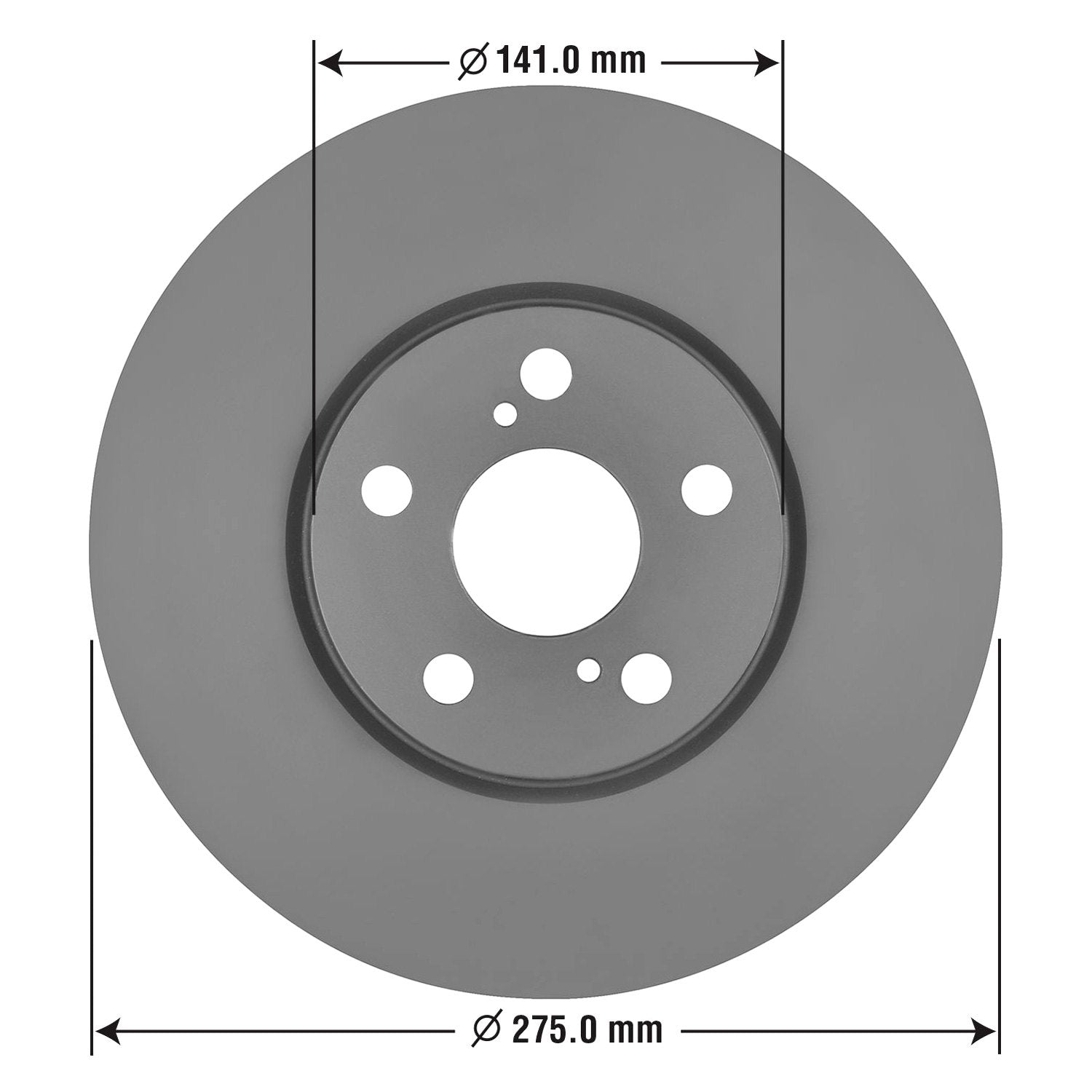 Goodyear Brakes Premium AntiOx Automotive Vehicle Front Brake Rotor (Open Box) - VMInnovations