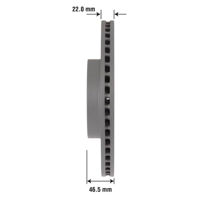 Goodyear Brakes Premium AntiOx Automotive Vehicle Front Brake Rotor (Open Box) - VMInnovations