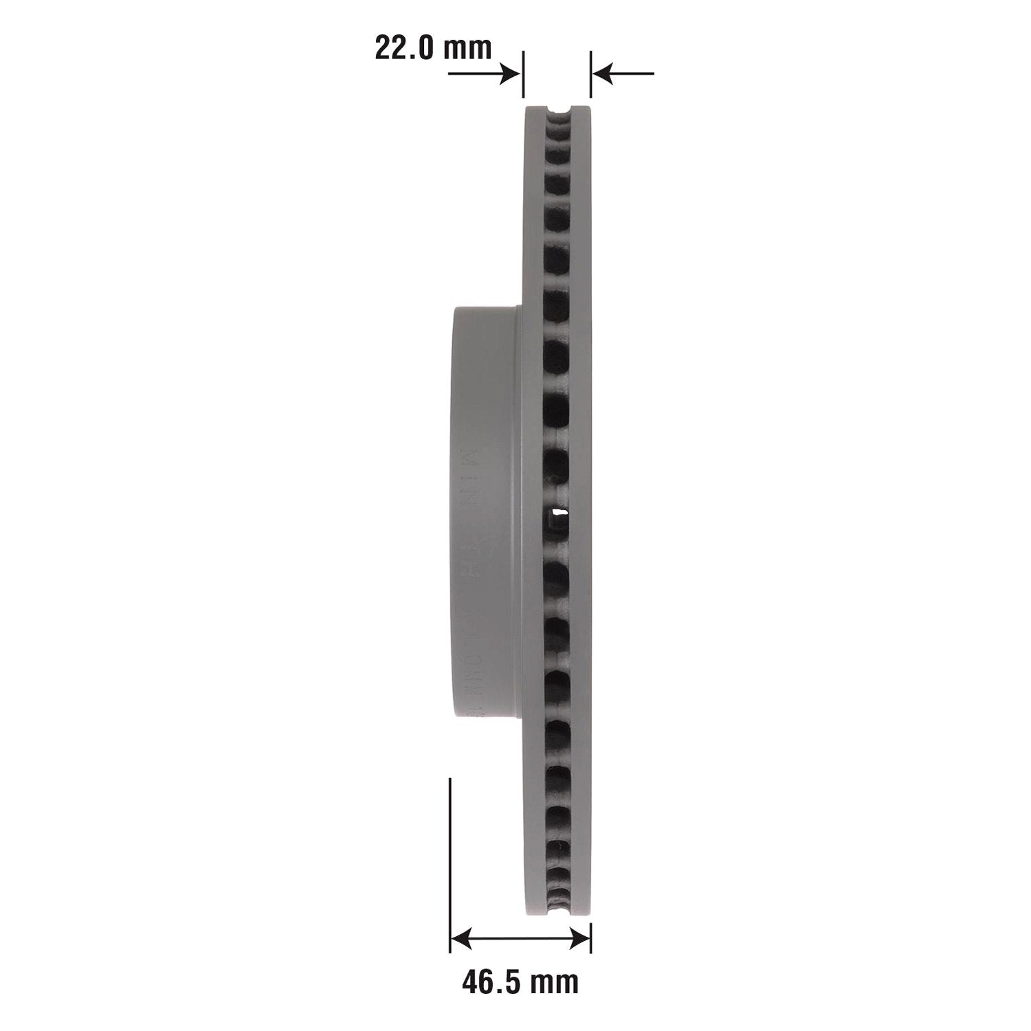 Goodyear Brakes Premium AntiOx Automotive Vehicle Front Brake Rotor (Open Box) - VMInnovations