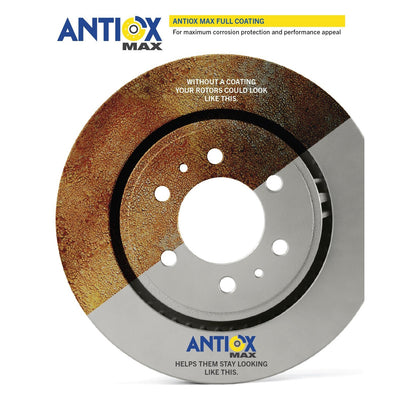Goodyear Brakes 214504GY Premium AntiOx Automotive Vehicle Front Brake Rotor