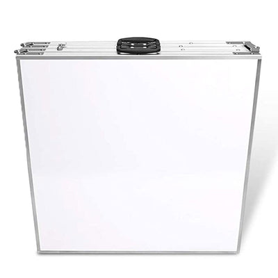 GoPong 8 Foot Folding Pong Tailgate Game Table with 6 Balls, Dry Erase(Open Box) - VMInnovations