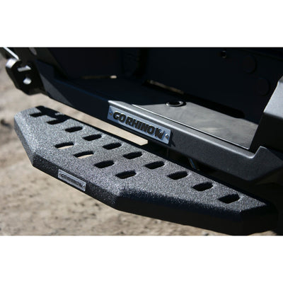 Go Rhino Steel Running Boards for 07-19 Toyota Tundra CrewMax and Hitch Step