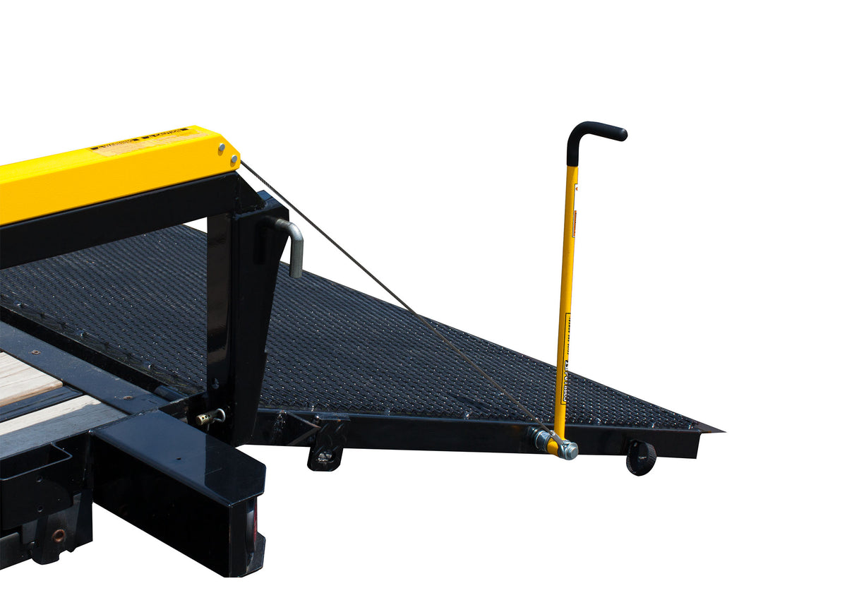 Gorilla Lift 360 Degree Easy Grip and Stow Trailer Tailgate Handle, Yellow