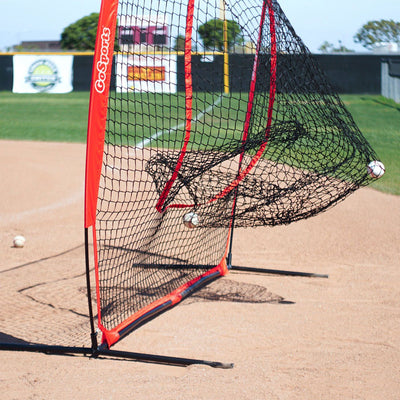 GoSports 7x7 Foot Baseball Practice Hitting & Pitching Net & Frame (Open Box) - VMInnovations
