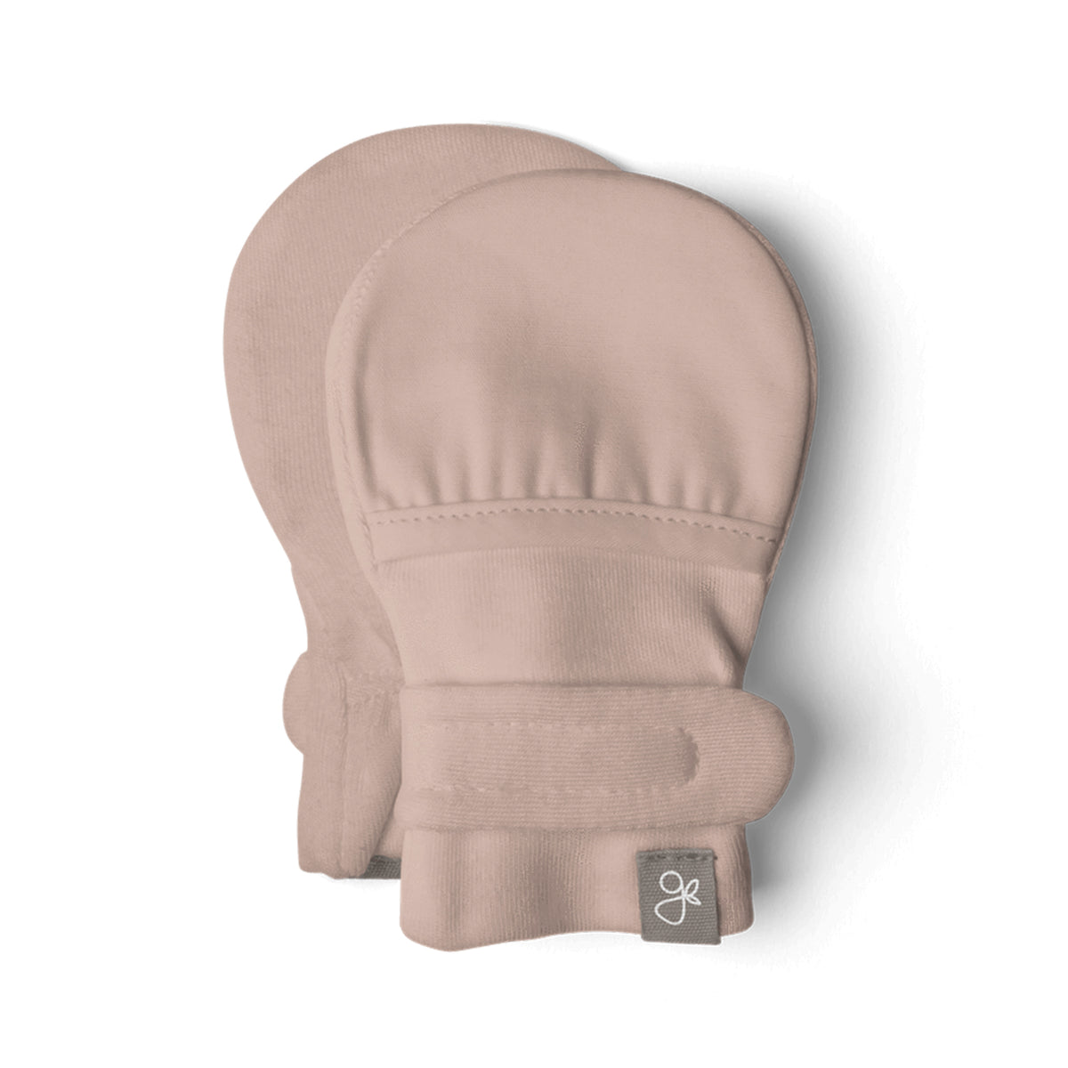 Goumikids Super Soft Organic Stay On No Scratch Baby Infant Mittens, 0-3M Rose - VMInnovations