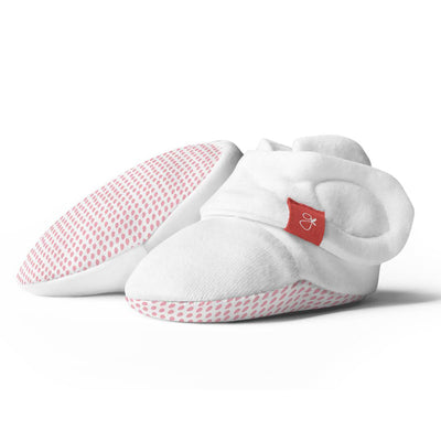 Goumikids Organic Stay On Baby Boots Infant Booties, 3-6M & 6-12M Pink (2 Pair) - VMInnovations
