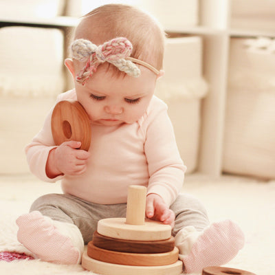 Goumikids Organic Stay On Baby Boots Infant Booties, 3-6M & 6-12M Pink (2 Pair) - VMInnovations