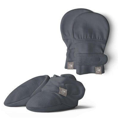 Goumikids Baby Night Gown Sleepsack Bundle with Soft Infant Mittens and Bootie - VMInnovations