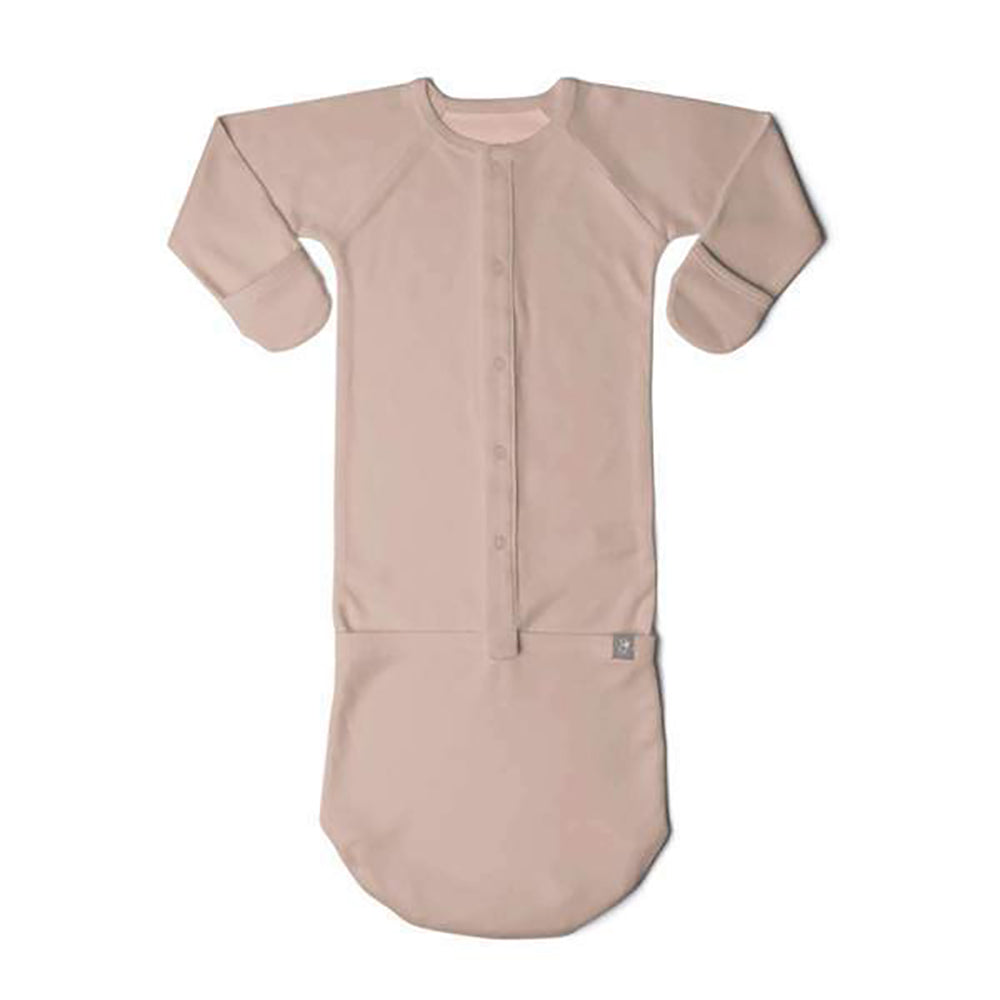 Goumikids Baby Sleep Gown Sleepsack Pajama Clothes, 0-3M and 3-6M Rose (2 Pair) - VMInnovations
