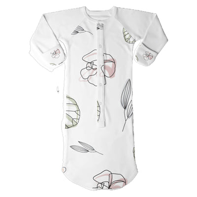 Goumikids Baby Sleep Gown Organic Sleepsack PJ Clothes, 3-6M Multicolor (3 Pair) - VMInnovations