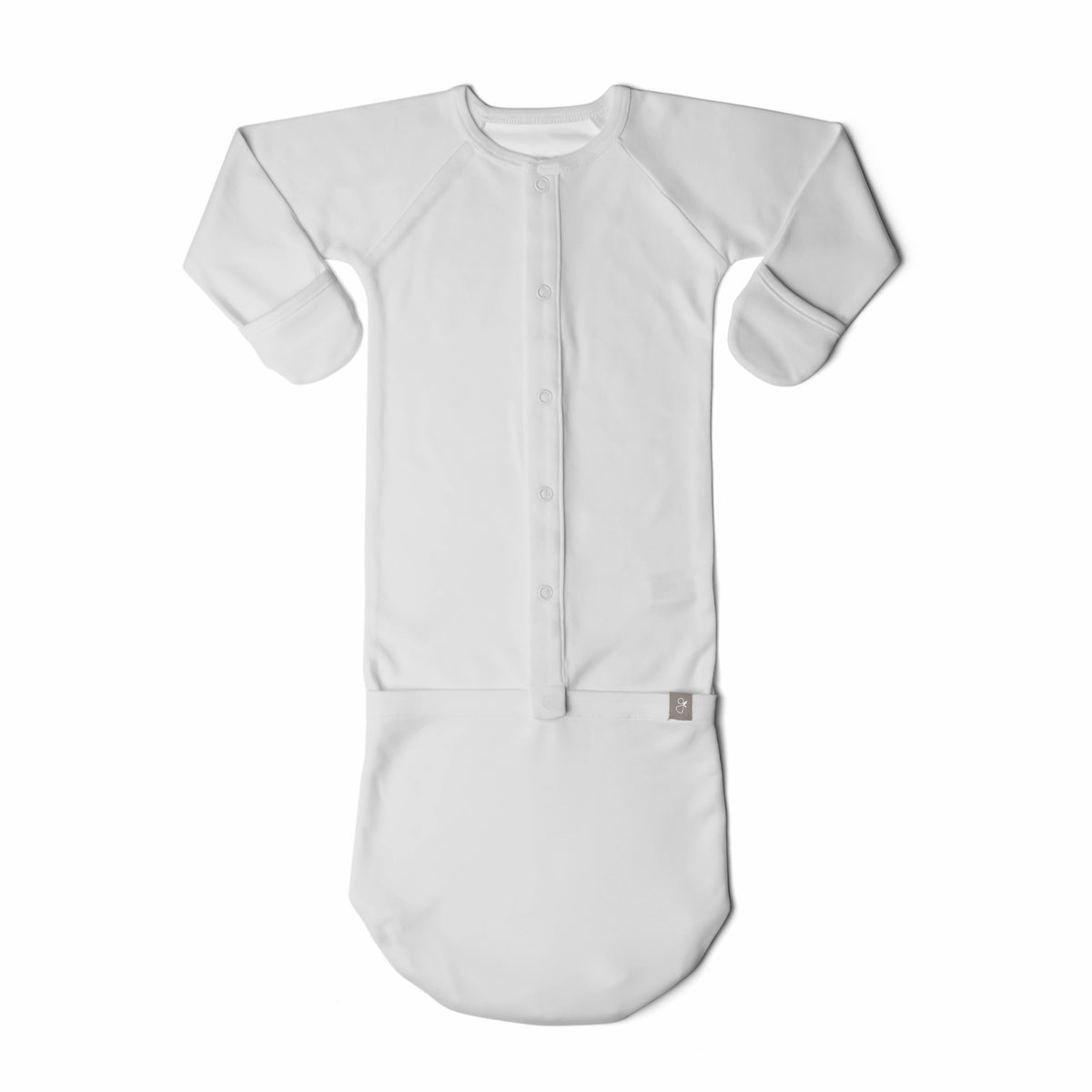 Goumikids Baby Sleeper Gown Organic Bamboo Sleepsack Pajamas, 3-6M Desert Mist - VMInnovations