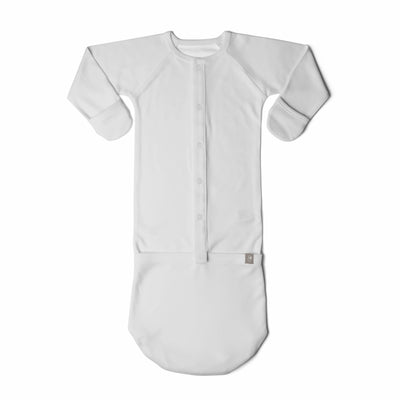 Goumikids Baby Sleeper Gown Organic Bamboo Sleepsack Pajamas, 3-6M Desert Mist - VMInnovations