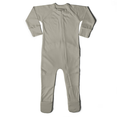 Goumikids Unisex Baby Footie Pajamas Organic Sock Sleeper Clothes, 9-12M Moss - VMInnovations