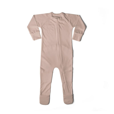Goumikids Unisex Baby Footie Pajamas Organic Sock Sleeper Clothes, 9-12M Rose - VMInnovations