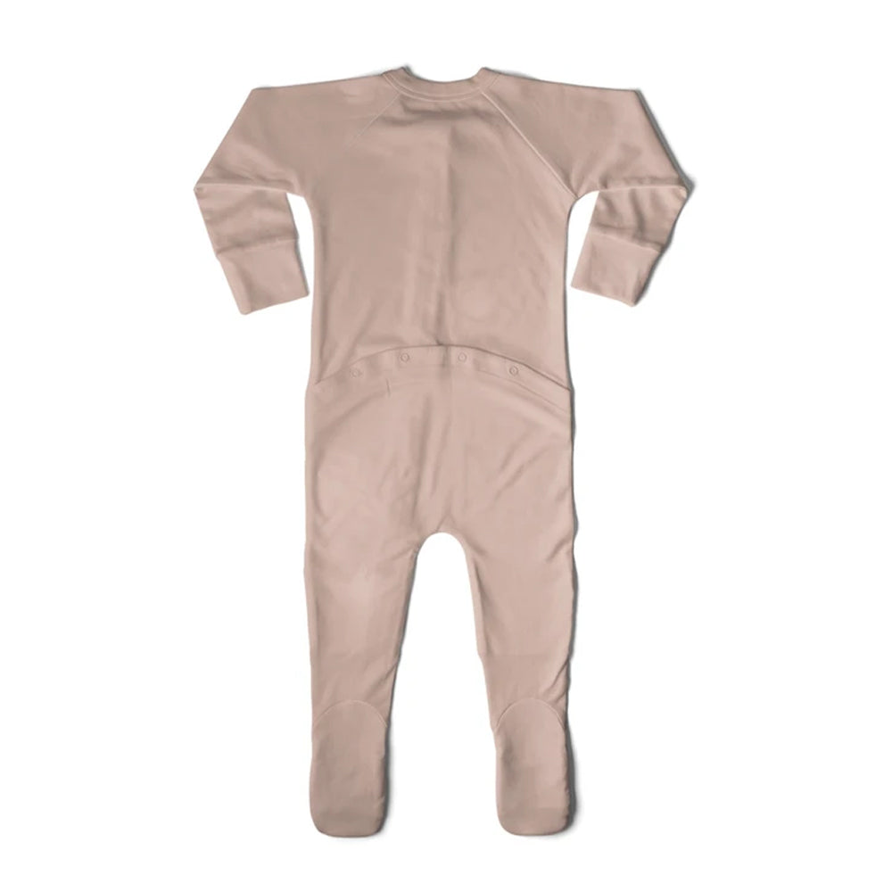 Goumikids Unisex Baby Footie Pajamas Organic Sock Sleeper Clothes, 9-12M Rose - VMInnovations