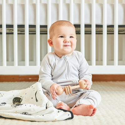 Goumikids Unisex Baby Footie Pajamas Organic Sleeper Clothes, 12-18M Desert Mist - VMInnovations