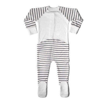 Goumikids Unisex Baby Footie Pajamas Organic Sock Sleeper Clothes, 2T Striped - VMInnovations