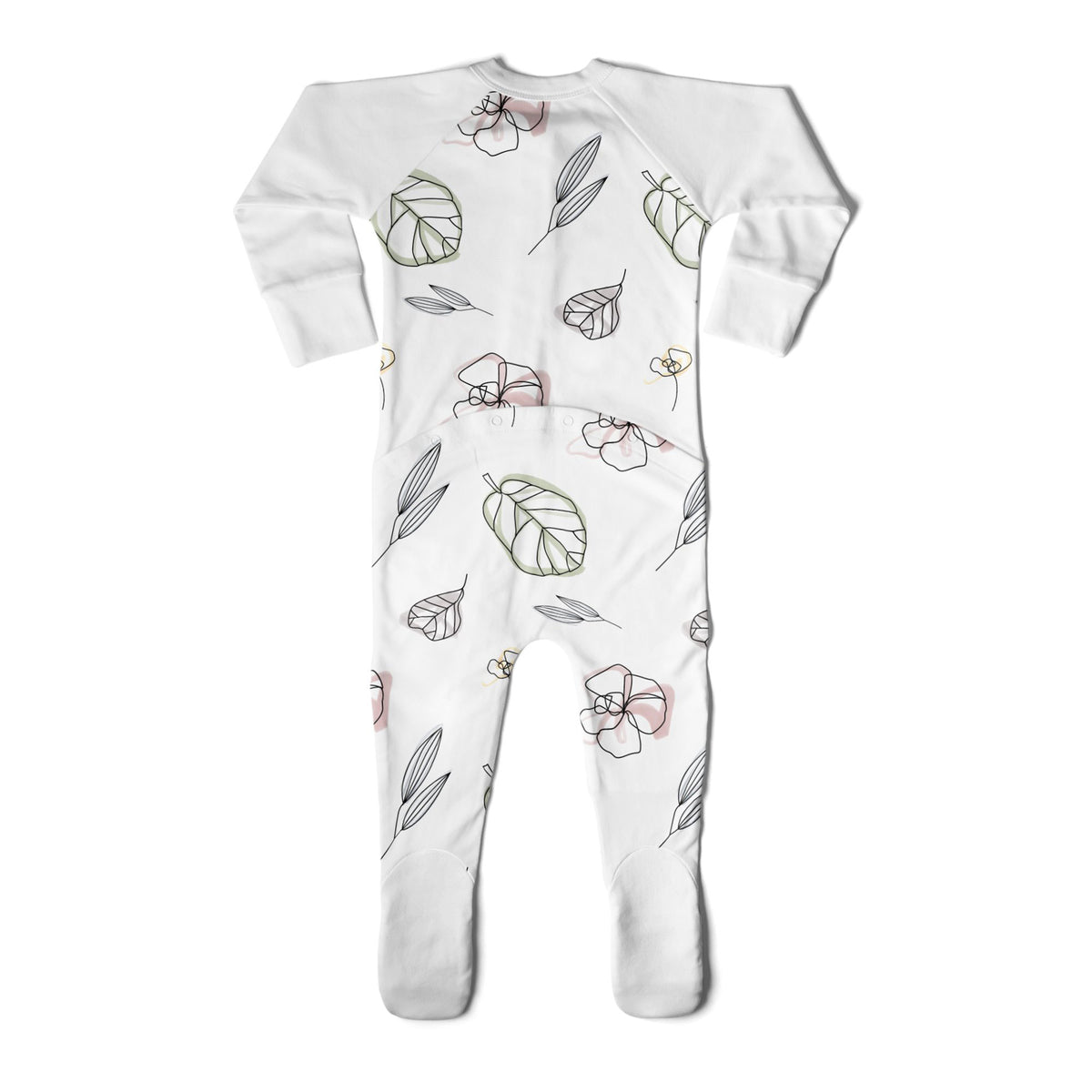 Goumikids Unisex 18-24M Baby Footie Pajamas Organic Sock Sleeper Clothes, 3 Pack - VMInnovations