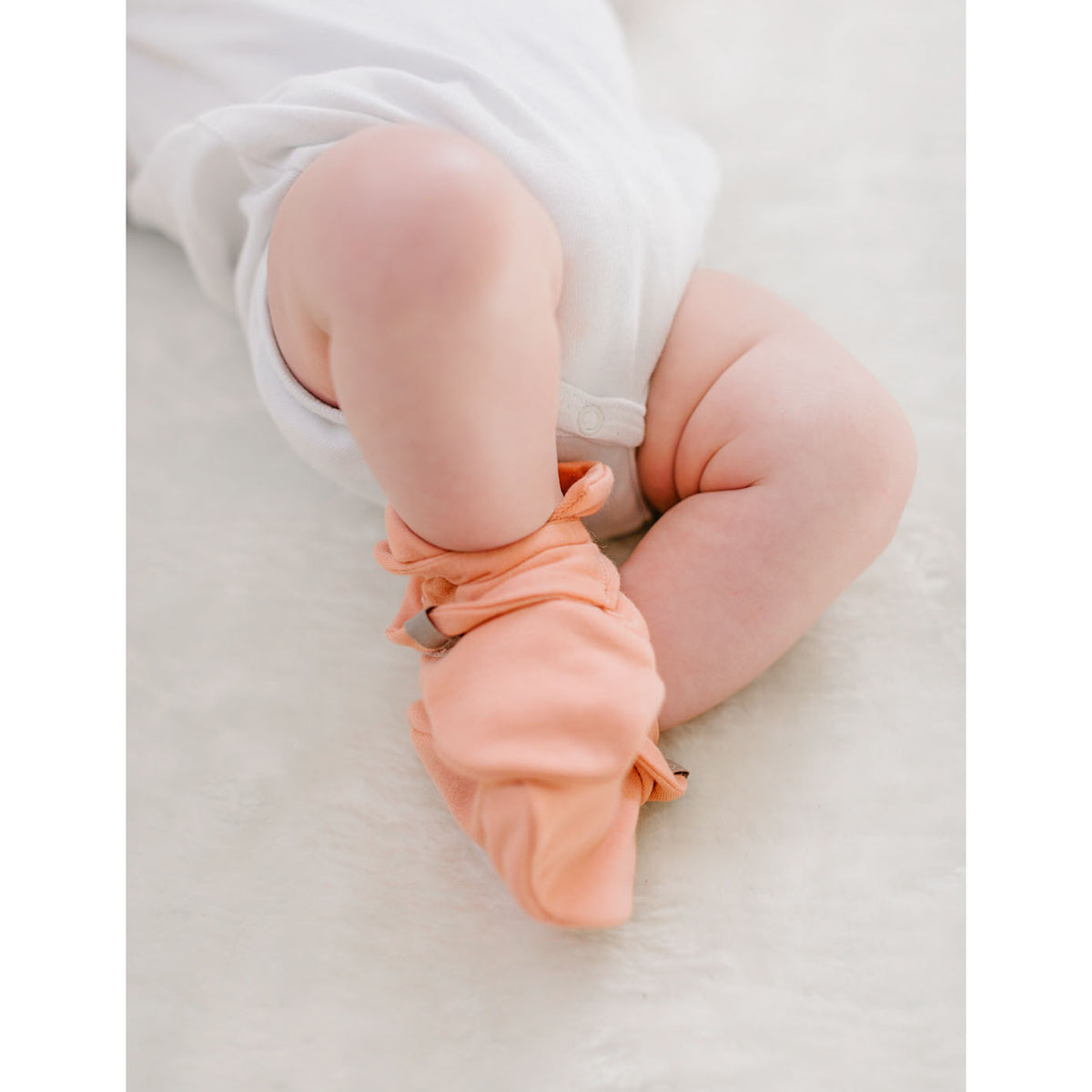 Goumikids Soft Organic Stay On Baby Boots Infant Bootie Shoes, 0-3M Prickly Pear - VMInnovations